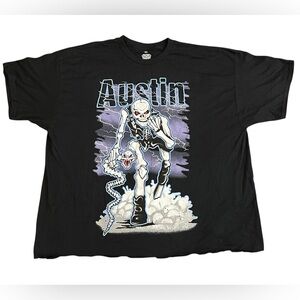 NWOT WWE Legends Stone Cold Steve Austin "Bad To The Bonz" Cropped T-Shirt